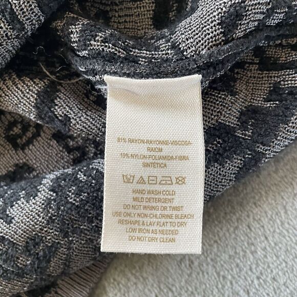 Free People Mini Dress Womens XS Black Starstruck Beaded Jacquard Bodycon - Picture 9 of 13